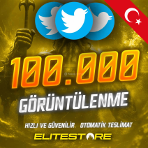 Twitter 100.000 Türk Gerçek Görüntülenme