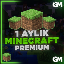 ⭐ANLIK│1 AYLIK Minecraft Premium + Garanti