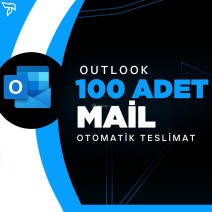 Anlık | 100 Adet Outlook Mail + GARANTİ