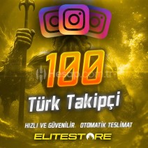 Anlık - 100 Gerçek Türk Takipçi