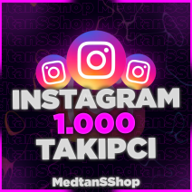 Anlık | 1000 Instagram Gerçek Takipçi