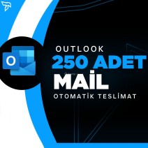 Anlık | 250 Adet Outlook Mail + GARANTİ