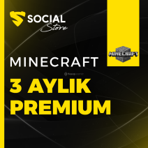 3 Aylık Minecraft Premium | Garantili