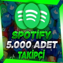 Anlık - Spotify 5.000 Takipçi - Garantili