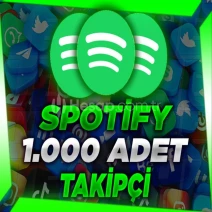 Anlık - Spotify 1.000 Takipçi - Garantili