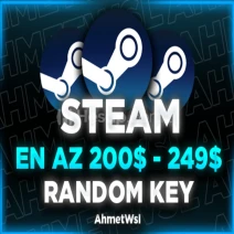 Anlık | Steam 200$ - 249$ Random Key