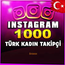 🌟Anlık Teslim! İnstagram 1000 TÜRK KADIN Takipçi 🌟
