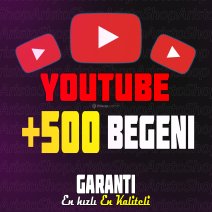 Anlık Teslim | YouTube 500 Beğeni