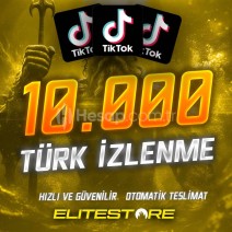 Anlık - TikTok 10.000 Türk İzlenme