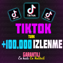 Anlık - TikTok 100.000 Türk İzlenme