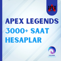 Apex Legends 3000 Saat Üstü Kasılmış Hesaplar