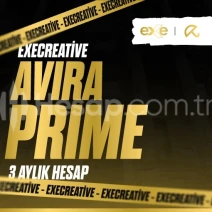 AVİRA Prime 3 Aylık Hesap | ExeCreative En Uygun Fiyat