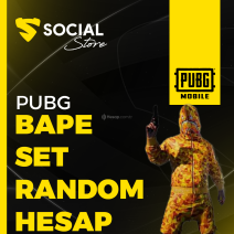 Bape Set PUBG Mobile Random Hesap