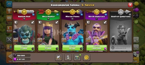 BB 12 💫 COC BARBAR KRAL SKİNLİ