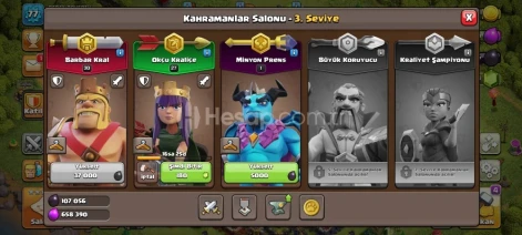 BB 9 💫 COC  3X KAHRAMANLI STARTER HESAP