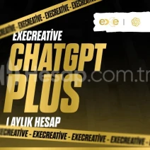 CHATGPT Plus 1 Aylık Hesap | ExeCreative En Uygun Fiyat