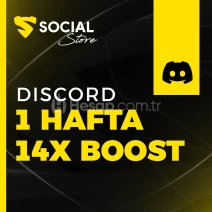Discord 1 Haftalık 14x Boost - Anlık Teslim