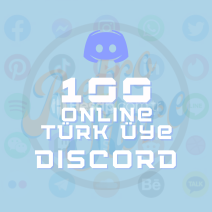 DISCORD 100 Online Türk Sunucu Üyesi - Otomatik Teslimat