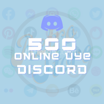 DISCORD 500 Online Sunucu Üyesi - Otomatik Teslimat