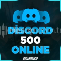 Discord Online Aktif Üye 500 | Anlık