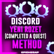 DISCORD *YENI* ROZET [Method] | COMPLETED A QUEST