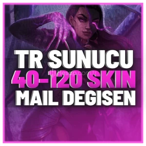 ⭐(EFSANE) %100 TR MAİL DEĞİŞEN 40-120 SKİN⭐