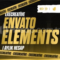 ENVATO Elements 1 Aylık Hesap | ExeCreative En Uygun Fiyat