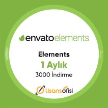 Envato Elements 1 Aylık - Kişisel - Hızlı Teslimat