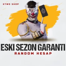 ESKİ SEZON GARANTİ PUBGM RANDOM HESAP