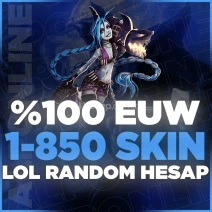 ⭐ EUW - LOL 1-850 SKİN HESAP ⭐