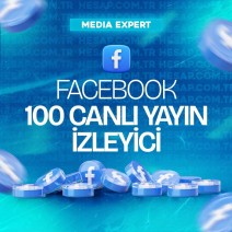 Facebook 100 Canlı Yayın İzleyici - Yüksek Kaliteli