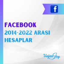 Facebook 2014-2022 Tarih Arası Hesaplar