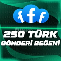Facebook 250 Türk Gönderi Beğeni