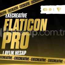 FLATİCON Pro 1 Aylık Hesap | ExeCreative En Uygun Fiyat