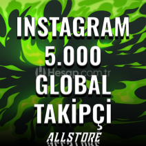 Garantili Instagram 5.000 Global Takipçi