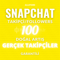 Garantili Snapchat 100 Takipçi