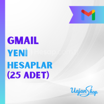 Gmail Yeni Hesaplar (25 Adet/Sorunsuz)