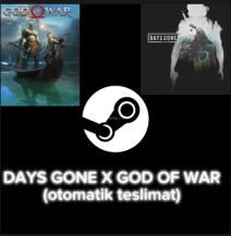 God Of War x Days Gone OYUNLARI İÇEREN 2 ADET HESAP
