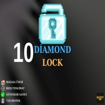 Growtopia 10 Diamond Lock (RB GARANTİLİ)