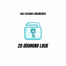 Growtopia 25 diamond lock - Anında teslim
