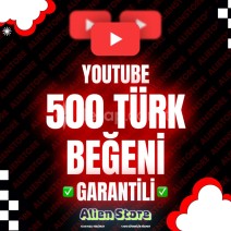 Youtube 500 Türk Beğeni 👍🏻 Garantili ♻️