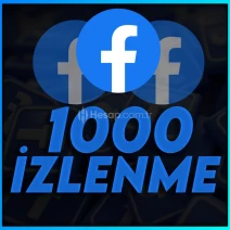 Facebook 1000 İzlenme - Düşüş Yok