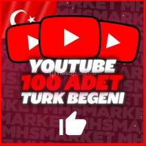 ⭐YouTube 100 TÜRK Beğeni + Garanti⭐(Süper Hızlı)⭐