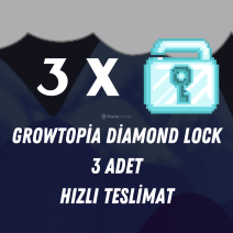3 X GROWTOPİA DİAMOND LOCK  HIZLI TESLİMAT