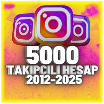 ⭐5000 TAKİPÇİLİ İNSTAGRAM HESAP⭐ ULTRAPREMIUM KALİTE
