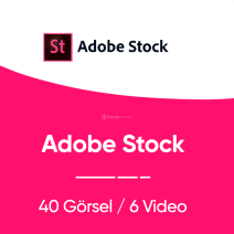 Adobe Stock 40 Görsel & 6 Video Orijinal Hesap