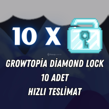 10 X GROWTOPİA DİAMOND LOCK HIZLI TESLİMAT