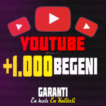Anlık Teslim | YouTube 1000 Beğeni