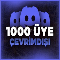 1000 DİSCORD SUNUCU ÜYESİ GARANTİLİ