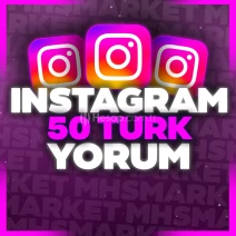 ⭐Instagram 50 Türk Yorum ⭐(Keşfet Etkili)⭐